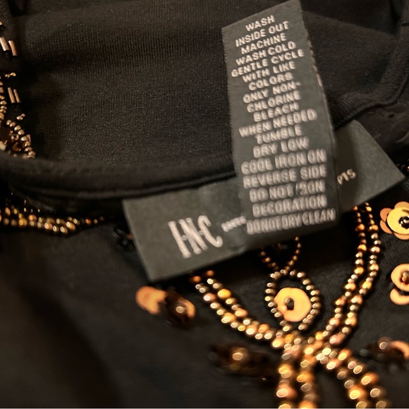 INC (International Concepts) Chocolate Embellished Dress - Size M (NWOT) - Picture 9 of 9